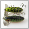 Arbogast Perch & Frog Jitterbug Pair