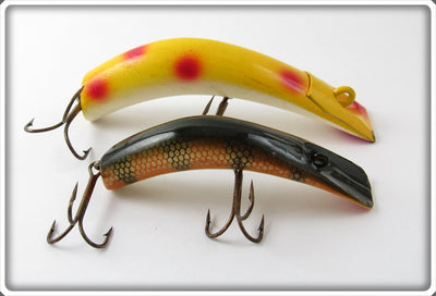 Lazy Ike Yellow Spotted & Perch Lazy Ike Look Alike Pair