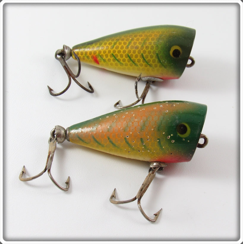 Vintage Whopper Stopper Perch Topper Lure Pair 