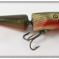 Vintage Pflueger Red Side Scale Finish Jointed Palomine Lure 