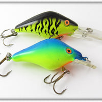 Mann's Chartreuse Tiger & Yellow Blue Razorback Pair