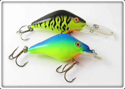 Mann's Chartreuse Tiger & Yellow Blue Razorback Pair