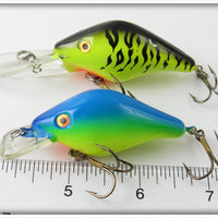 Mann's Chartreuse Tiger & Yellow Blue Razorback Pair