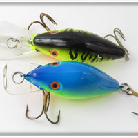 Mann's Chartreuse Tiger & Yellow Blue Razorback Pair