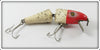 Vintage Pflueger Silver Sparks Red Head Jointed Palomine Lure