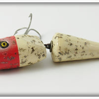 Pflueger Silver Sparks Red Head Jointed Palomine