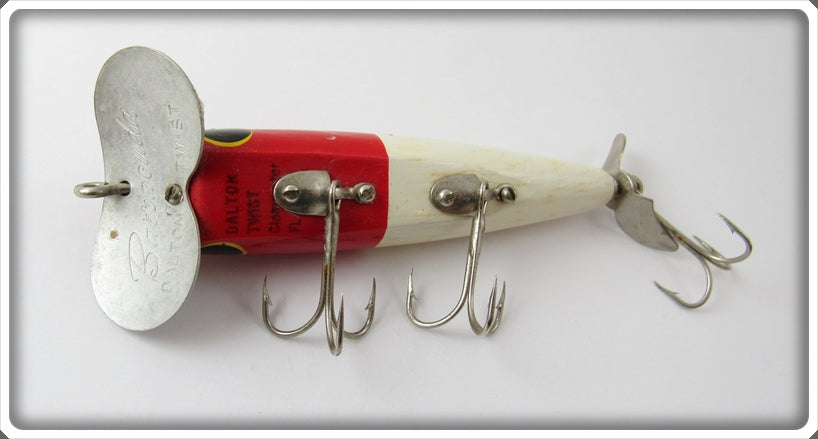 dalton twist fishing lure Vintage Barracuda Red & White Dalton Twist Lure For Sale