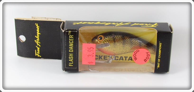Vintage Fred Arbogast Pike Scale Flash Dancer Lure In Box