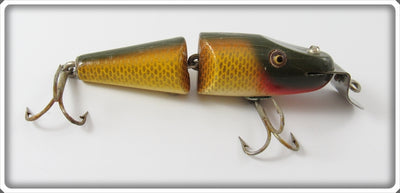 Vintage Creek Chub Golden Shiner Jointed Baby Pikie Lure