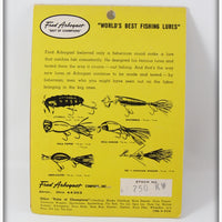 Arbogast Black Coachdog Hula Popper On Card