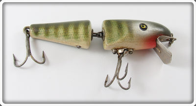 Vintage Pflueger Natural Pike Scale Jointed Palomine Lure 