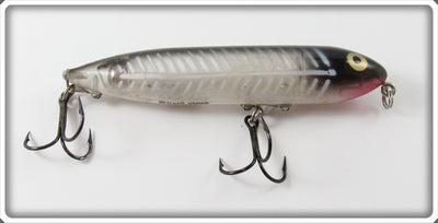 Heddon Transparent Black & White Shore Zara Spook Lure