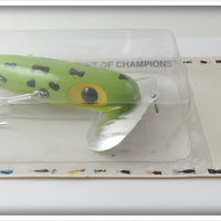 Arbogast Frog Musky Jitterbug On Card