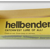 Whopper Stopper Green Back With Glitter Hellbender In Box 1126