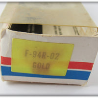 Rebel Gold & Black Mini R In Correct Box F-94R-02