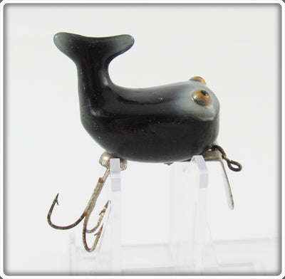 Vintage Heddon Black Hi Tail Lure 