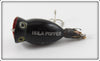 Arbogast Black Spinning Hula Popper In Box