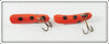Helin Orange & Black Fly Rod Flatfish Pair In Boxes