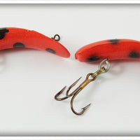 Helin Orange & Black Fly Rod Flatfish Pair In Boxes