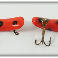 Helin Orange & Black Fly Rod Flatfish Pair In Boxes