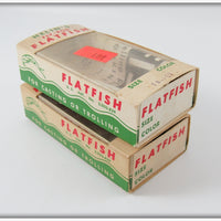 Helin Orange & Black Fly Rod Flatfish Pair In Boxes