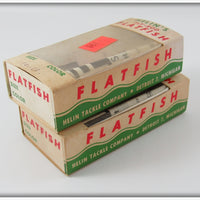 Helin Orange & Black Fly Rod Flatfish Pair In Boxes