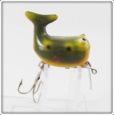 Vintage Heddon Frog Spot Hi Tail Lure