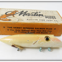 Vintage Martin Pearl Pink Salmon Plug In Box 