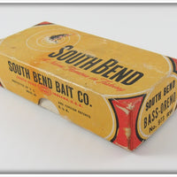 South Bend Red Arrowhead White Body Bass Oreno In Box