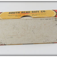 South Bend Red Arrowhead White Body Bass Oreno In Box