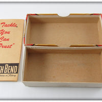 South Bend Red Arrowhead White Body Bass Oreno In Box