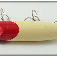 South Bend Red Arrowhead White Body Bass Oreno In Box