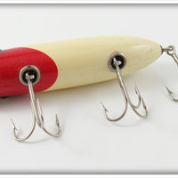 South Bend Red Arrowhead White Body Bass Oreno In Box