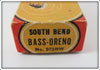 South Bend Red Arrowhead White Body Bass Oreno In Box