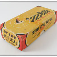 South Bend Red Arrowhead White Body Bass Oreno In Box