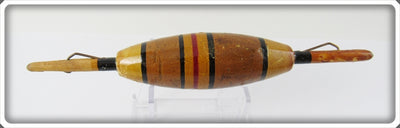 Brown Striped Bobber Float