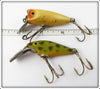 Wood's Mfg Lure Pair: Frog Spot Tail & Pearl Dipsy Doodle