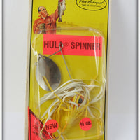 Arbogast Yellow Hula Spinner On Card