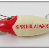 Arbogast Red & White Spin Hula Dancer In Correct Box 850 R