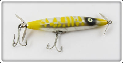 Heddon Chrome & Yellow Dying Flutter