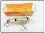 Vintage Quick Hitch Clear Torpedo Type Lure In Box 