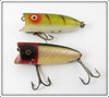 Heddon Baby Lucky 13 Pair: Red Head Shiner & Perch