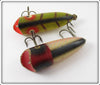 Heddon Baby Lucky 13 Pair: Red Head Shiner & Perch