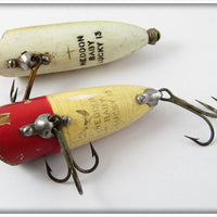 Heddon Baby Lucky 13 Pair: Red Head Shiner & Perch