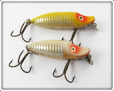 Heddon River Runt Pair: Yellow Shore & White Shore