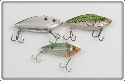 Cordell Super Spot & Neon Spot Lot Of Three: Chrome & Natural