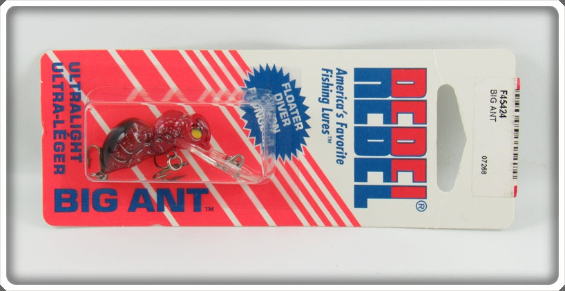 Rebel Red Ant Big Ant Lure On Card