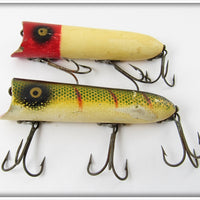 Heddon Lucky 13 Pair: Red Head White & Perch