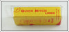 Quick Hitch White Black Ribs Torpedo Type In Box
