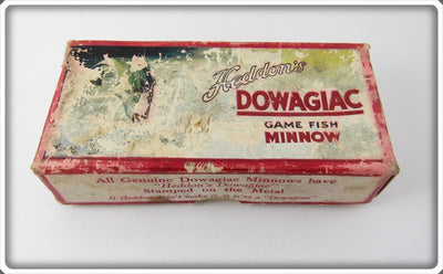 Heddon Empty Box For White Green Spots Deep O Diver